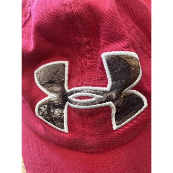 Women’s Under Armour Fuchsia Camo Snapback Hat Cap - Picture 3 of 8